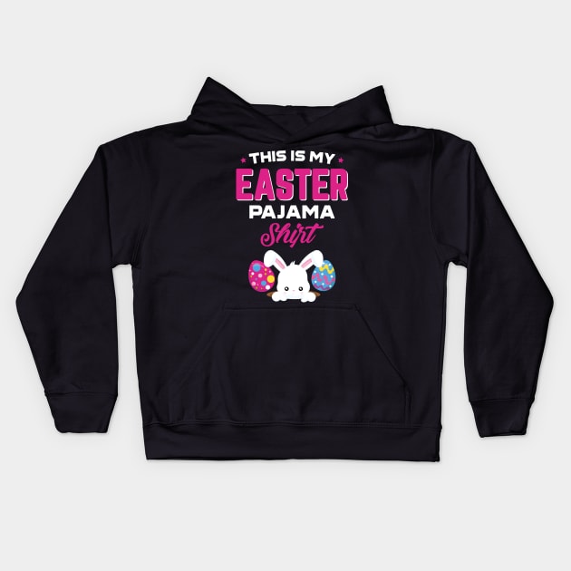 This Is My Easter Pajama Shirt Kids Hoodie by trendingoriginals